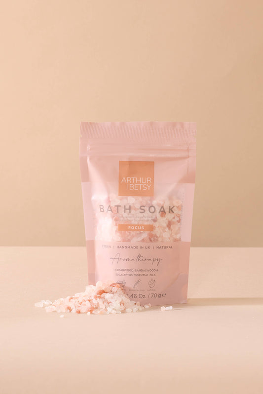 Aromatherapy Bath salts Luxury Bath soak gift Bath salts bag: Focus