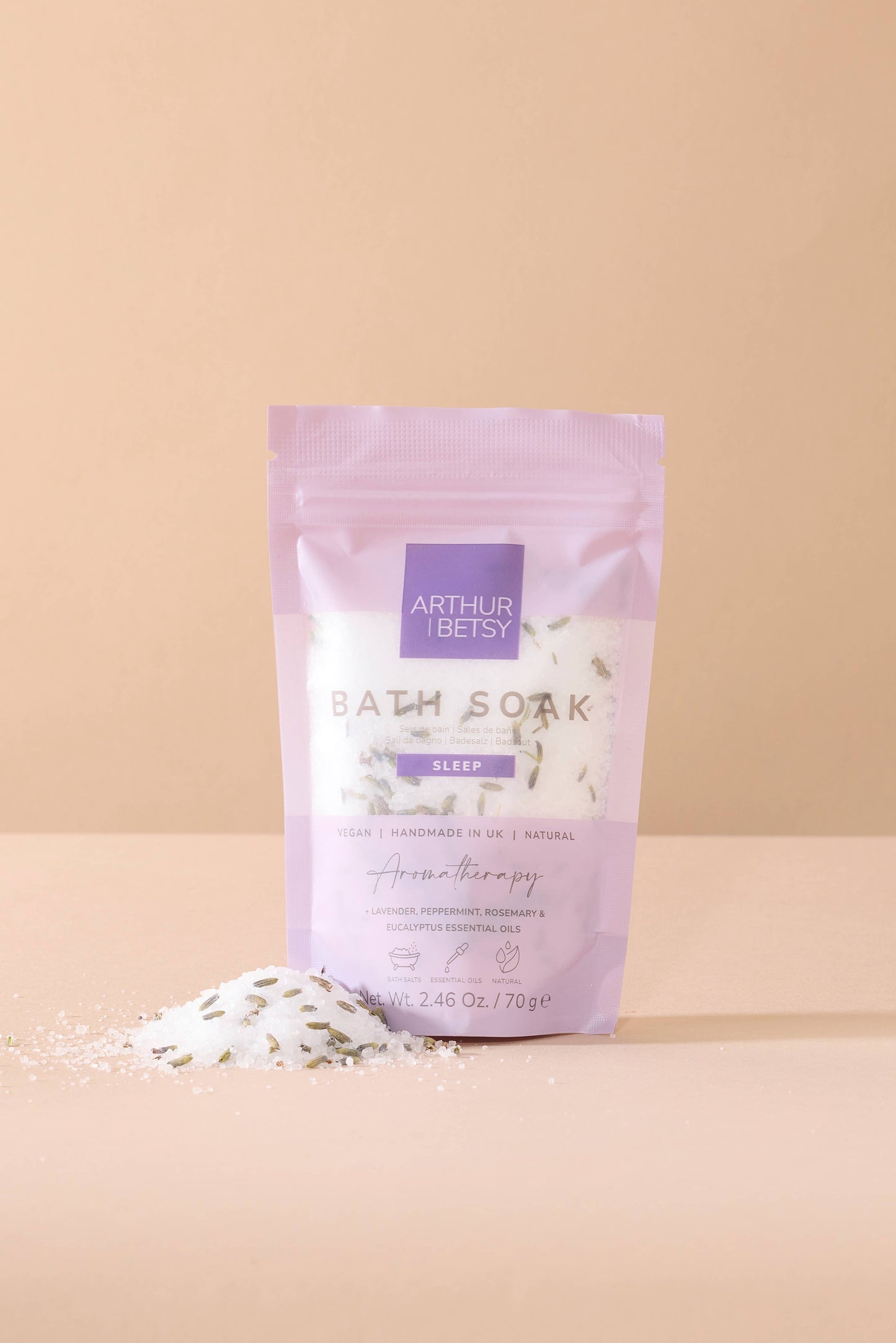 Aromatherapy Bath salts Luxury Bath soak gift Bath salts bag: Focus