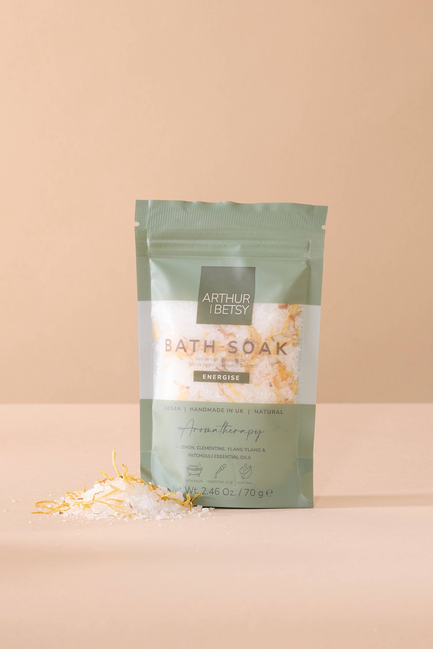 Aromatherapy Bath salts Luxury Bath soak gift Bath salts bag: Focus