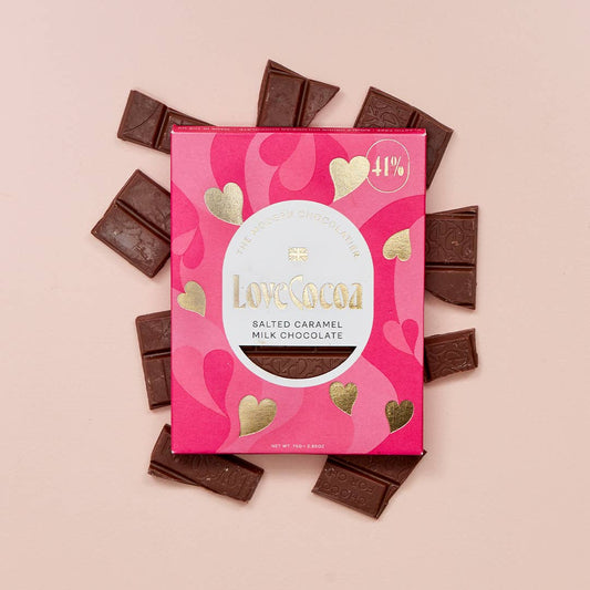 Hearts Salted Caramel Milk Chocolate Bar 70g