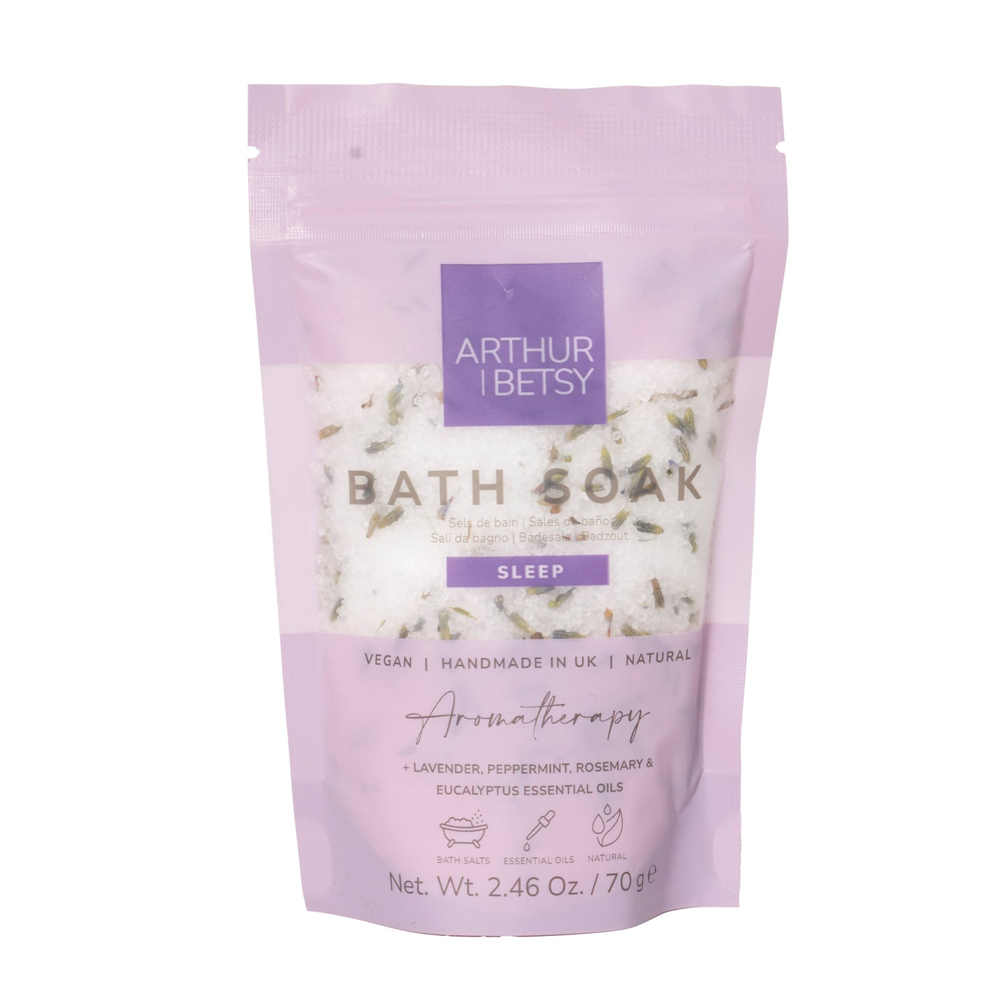 Aromatherapy Bath salts Luxury Bath soak gift Bath salts bag: Sleep