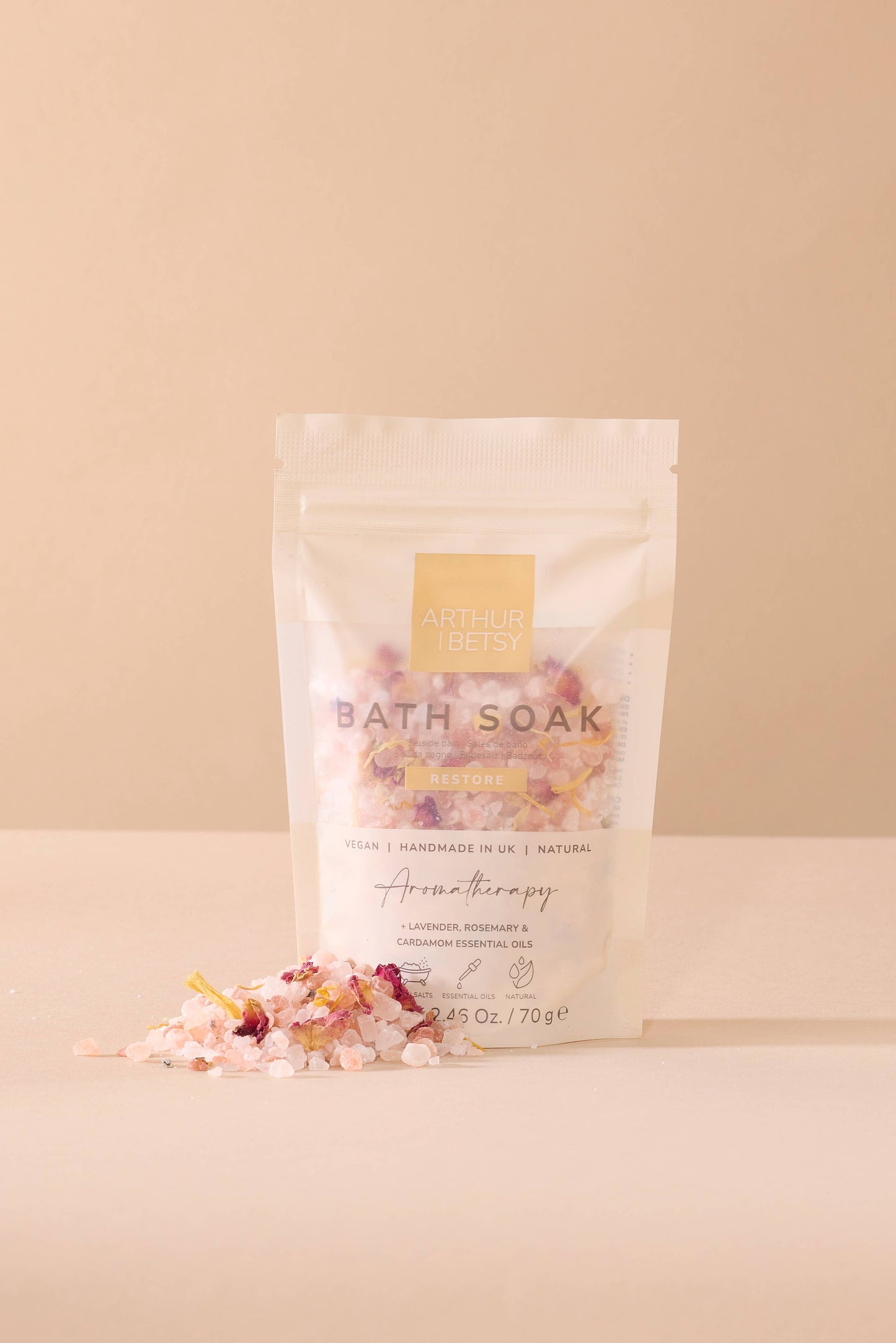 Aromatherapy Bath salts Luxury Bath soak gift Bath salts bag: Focus